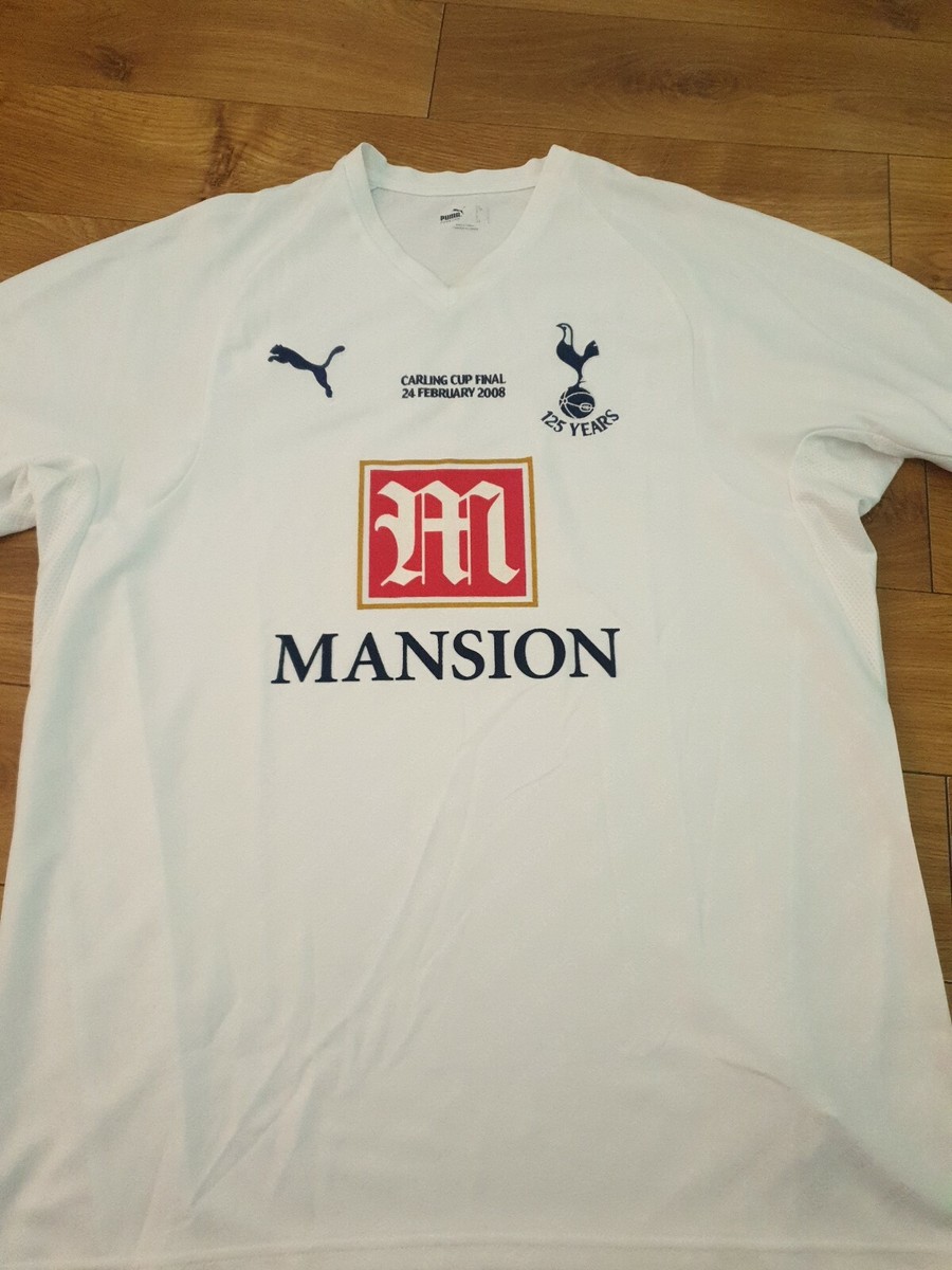 Tottenham Hotspur Home 08 Puma Carling Cup Final Shirt Large No4