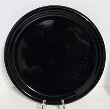Crown Corning Black Chop Plate 12.5" Charger Thailand