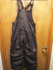 YOUTH MAGELLAN OUTDOORS BIB OVERALLS BLACK SNOW PANTS SIZE XS INSEAM 22"