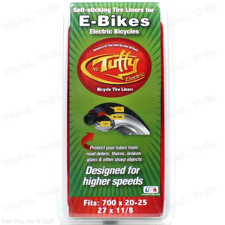Mr Tuffy Electric Bike 700 x 20-25 Anti-Flat Tire Liners Stops
