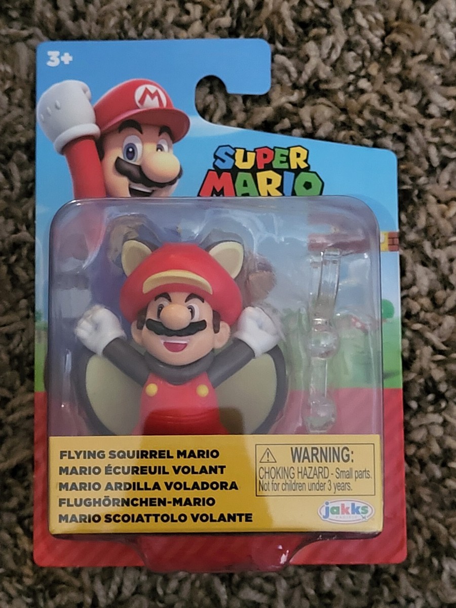 Flying Squirrel Mario Jakks 2.5” Articulated Action Figure