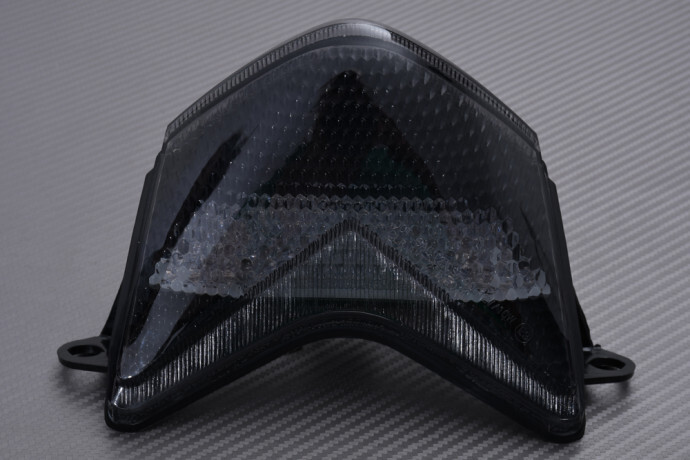 Feu stop LED Plug and Play avec clignotants pour Kawasaki ZX6R 2005 2006 à montage rapide