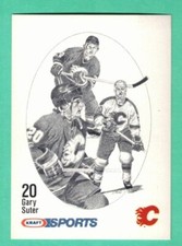 1986-87 Kraft Drawings Hockey Cards 13