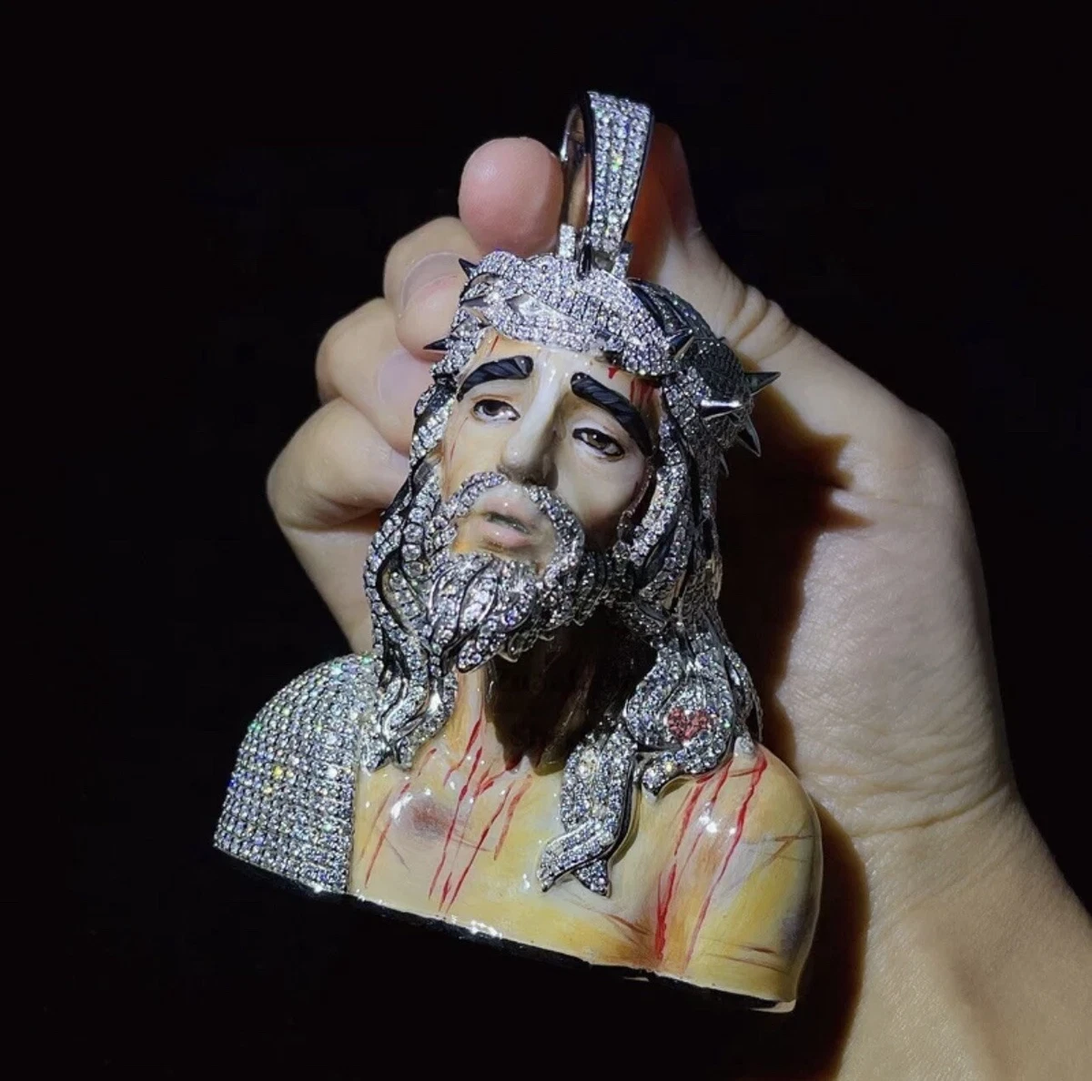 Enamel jesus hotsell piece
