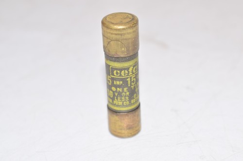 NEW CEFCO UK-15 15 Amp One Time Fuse 15 Amp - 第 1/3 張圖片