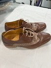 Undandy Men's EU43 US9-10 Blue Wingtip Lace-up Oxford Dress Sneaker Shoes — photo 2