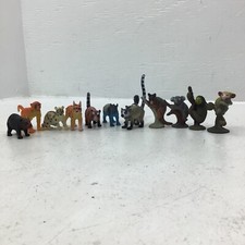 Lot of 12 Small Vintage Animal Figures Made In China