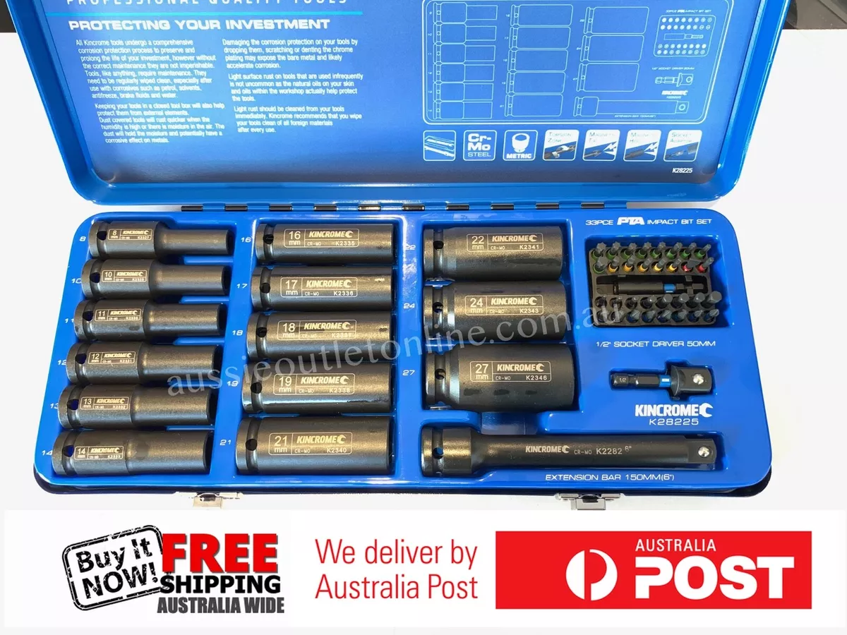 Kincrome deep socket set deals