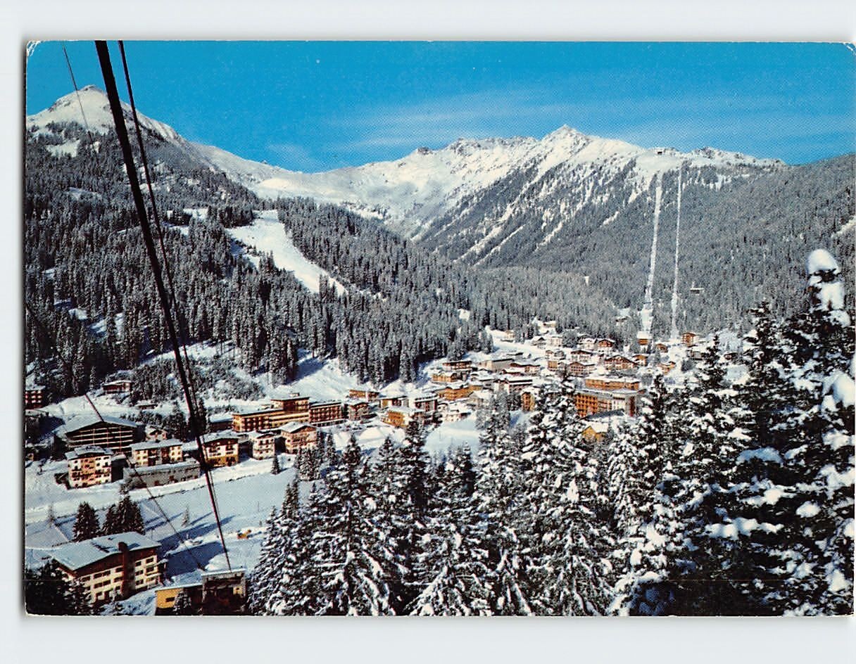 Postal Vista Aérea Brenta Dolomitas Madonna di Campiglio Italia
