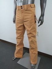 Mens The North Face Freedom Stretch Ski Snowboard Waterproof Snow Pants Almond