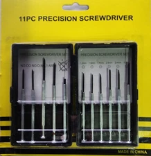 11PCS Mini Precision Screwdriver Set jeweler, eyeglass/sunglass Electronics, Toy