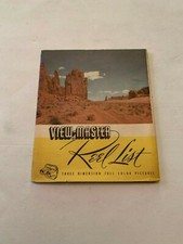 November 1949 Sawyers View Master Reel List
