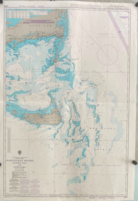 Admiralty 2489 Nantucket Sound Eastern Part And Approaches Map Chart Nautical