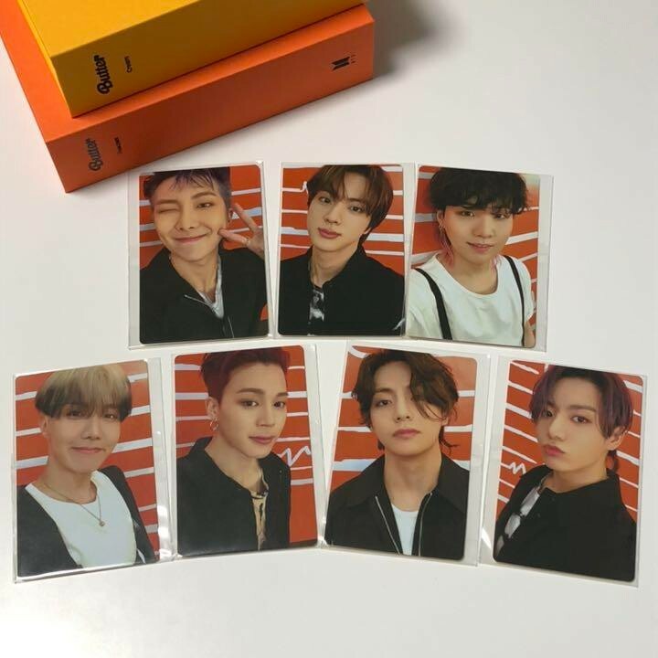 BTS Butter Benefit versión oficial del club de fans de Japón oficial Tarjeta fotográfica selfie PC