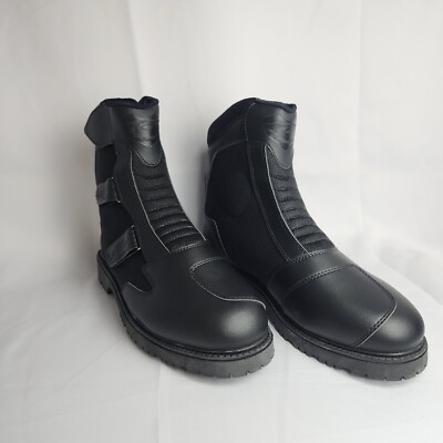 New SIDI Fast Rain Boots - Black/Black - EU 48- Off/On Road Motorcycle 