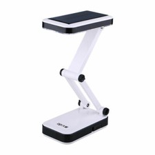 Foldable Solar Energy LED Desktop Lamp USB/Batteries Power for Reading Writing
