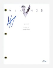  Alexander Ludwig Signed Autographed VIKINGS Pilot Episode Script ACOA COA