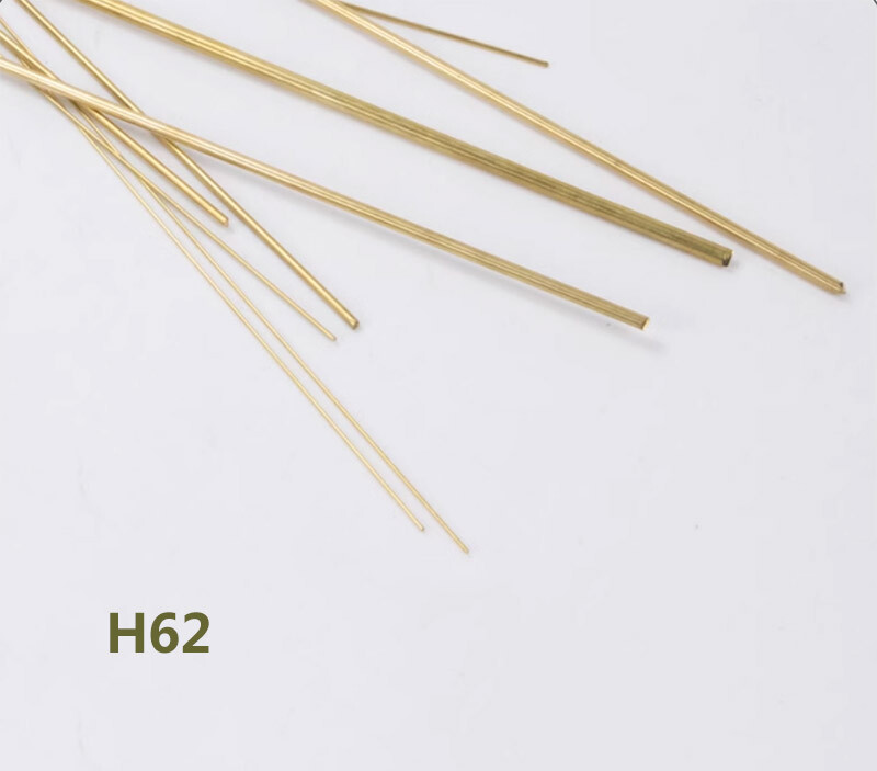 H62 Brass Solid Rod – 1.3mm Diameter X 500mm Length, Precision Brass Bar For Machining, Modeling, Crafting & Repairs