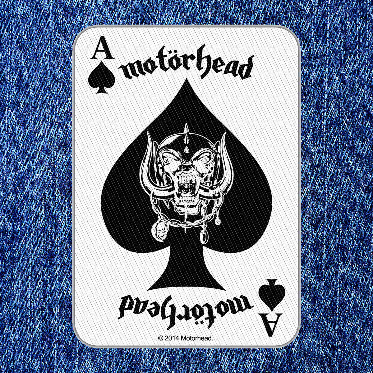 MOTORHEAD - ACE OF SPADES (PLAYING CARD)(NEW) SEW ON PATCH
