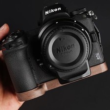 Handmade Wood Hand Grip Holder Handle for Nikon Z5 Z6 Z7 Z6ii Z7II Camera Base