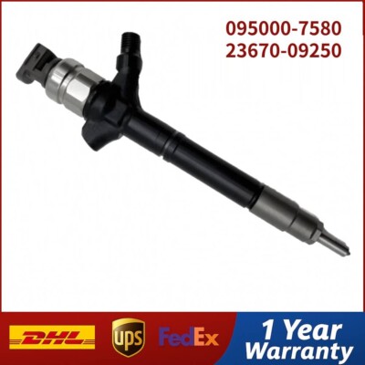 Diesel Fuel Injector 095000-7580 23670-09250 For Toyota Engine 2.0 D-4D 1CD-FTV