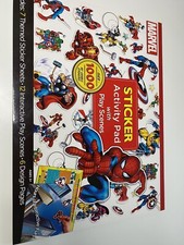 Marvel 1000 Sticker Book Activity Pad W/ Play Scenes