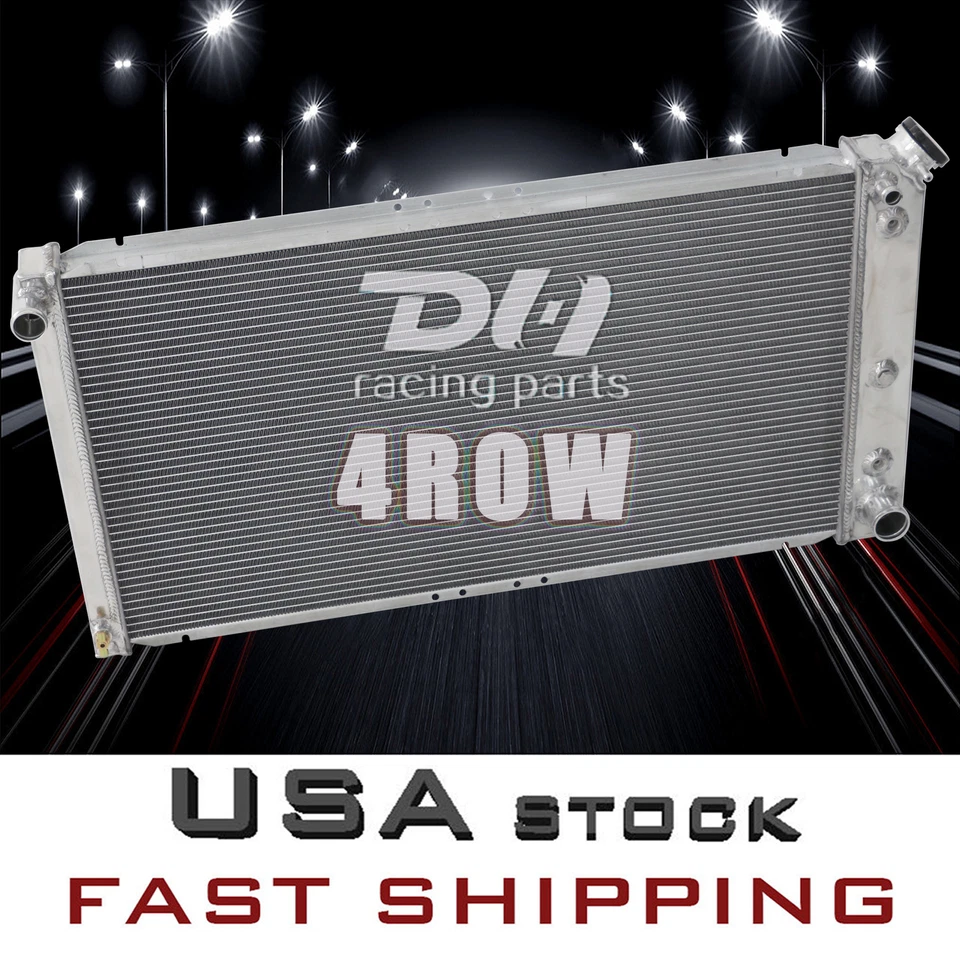 4-рядный алюминиевый радиатор подходит для 1991-1993 Buick Roadmaster/Chevrolet Caprice V8 AT/MT - Изображение 3 из 4