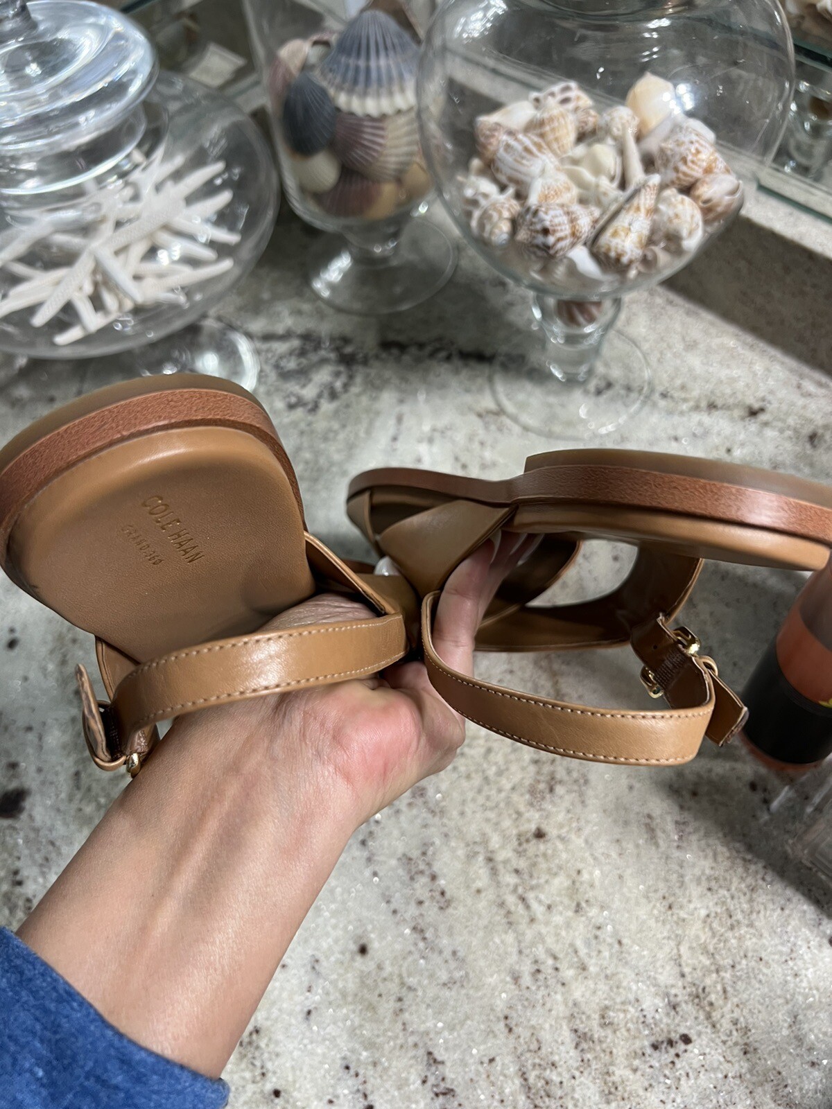 cole haan fernanda flat sandal