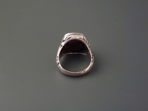 Massiver Jugendstil Herren Monogramm Ring Initialen AE 835er Silber Gr. 63 9,9g - Bild 4 von 13