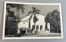 POSTCARD RPPC CHURCH ON THE HILL LOMA LINDA CALIFORNIA