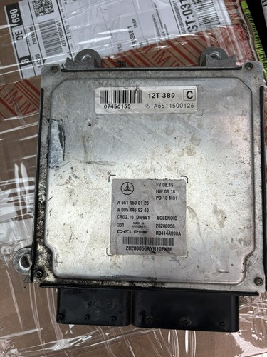 MERCEDES-BENZ C W204 Motorsteuergerät A6511500126 2.1 Diesel 125kw 2010