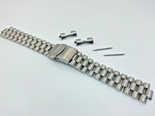 NEW 22MM 316L STAINLESS STEEL SOLID PRESIDENT BAND BRACELET FOR SEIKO DIVER 7S26