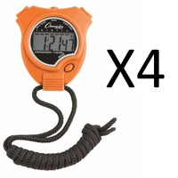 Champion Sports Running Walking Stop Watch-stopwatch-alarm -orange (4-pack) on sale Champion Sports Running Walking Stop Watch-stopwatch-alarm -orange (4-pack) on sale
