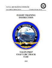 174 páginas 2010 T-34C T-38C TALON PREP INSTRUCCIONES DE ENTRENAMIENTO DE VUELO Manual en CD