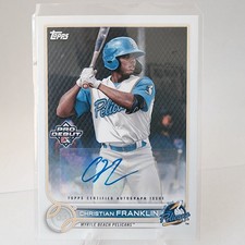 2022 Topps Pro Debut Christian Franklin Auto #PD-144 Royals