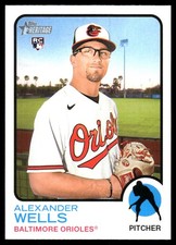 Alexander Wells 2022 Topps Heritage #662 Orioles MLB READ FREE SHIP AutographDen