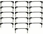 Set of 16- 5 Inch Stereo TRS Patch Cables for Guitar, Studio, Live Pro Audio