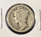 1926 D Mercury Dime circulated 90% Silver  About Good  , Average circulated