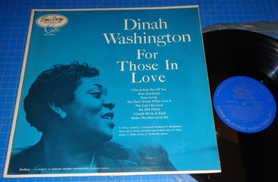 DINAH WASHINGTON For Those In Love (Quincy Jones) Emarcy/Mercury MG 36011