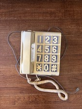 Vintage ATT Jumbo Button Landline Telephone Model PL3004 Vision Impaired Elderly