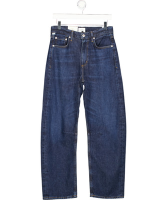 CITIZENS OF HUMANITY Blue Miro Long Relaxed Subtle Barrel Leg Jeans in Medina W25
