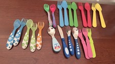 Baby And Toddler Utensil Set Gerber, Re Play, Mixed Lot Of 22