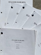 SCRAPPED CHUCK LORRE SERIES Rare Original 1996 Its Good To Be King 6x Scripts