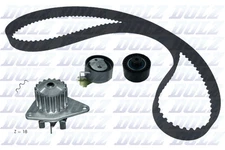 Dolz KD186 Water Pump & Timing Belt Kit for Citroen, Peugeot