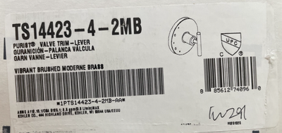 #ad Kohler K TS14423 4 2MB Purist Pressure Balanced Valve Trim Only *READ* $219.99