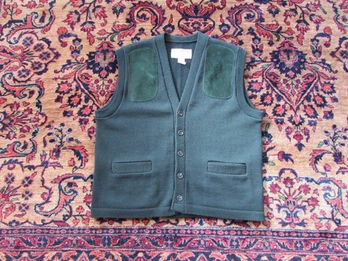CC Filson Style 715 Green Wool Vest - USA - Size L - product listing photo