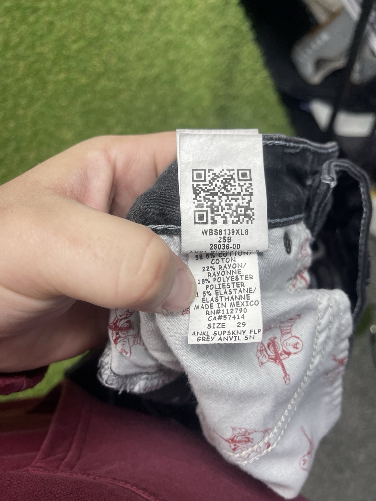 True Religion Jeans Womens 29 Jennie Curvy Black Mid Rise Super Skinny 29x27 thumbnail 11