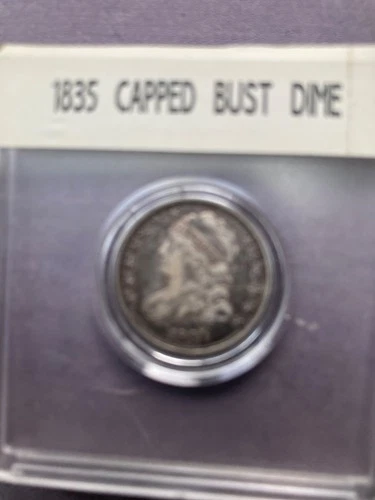 1835 Capped Bust Dime — photo from another recent sale