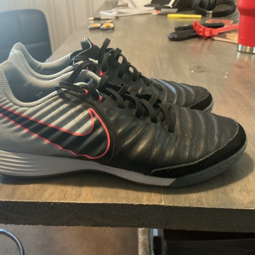 Nike Tiempo X Size 7-black ,gray,pink