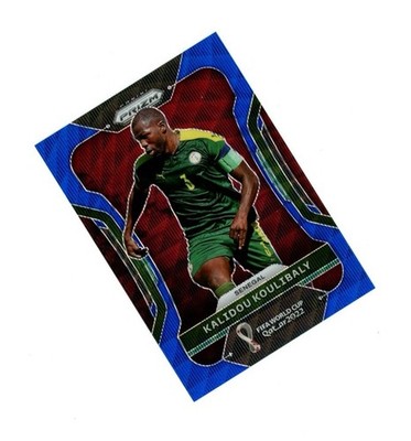 2022 Prizm BLUE WAVE REFRACTOR SP KALIDOU KOULIBALY /199! SENEGAL WORLD CUP! 